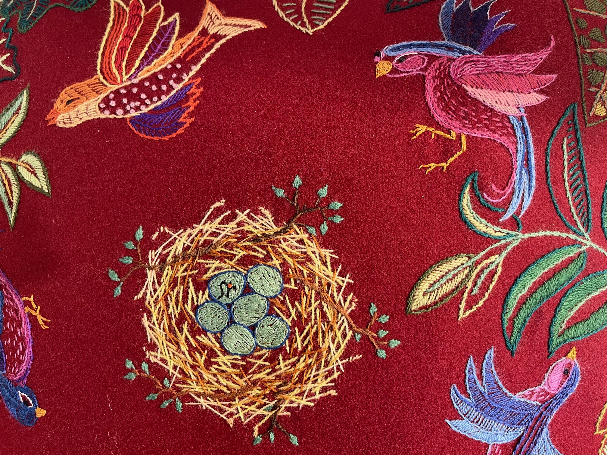 Handmade textile by Ulla Anker at Bærum Kunsthåndverk