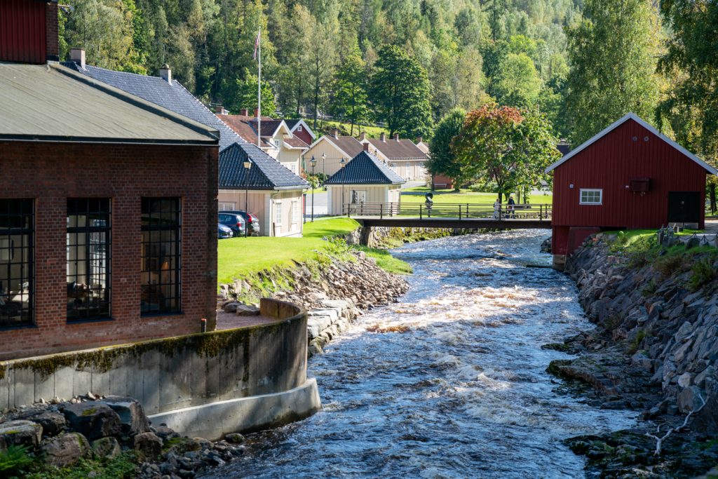 Bærums Verk og elven Lomma